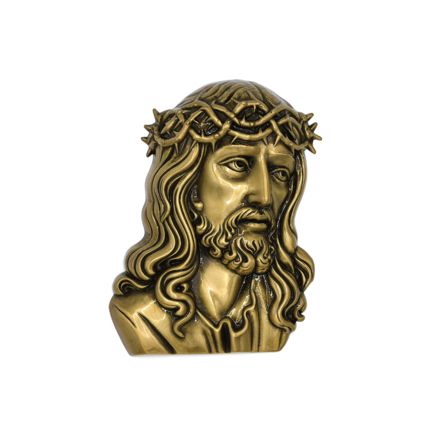 Christ with Crown of thorns 2.3″ x 3.1″