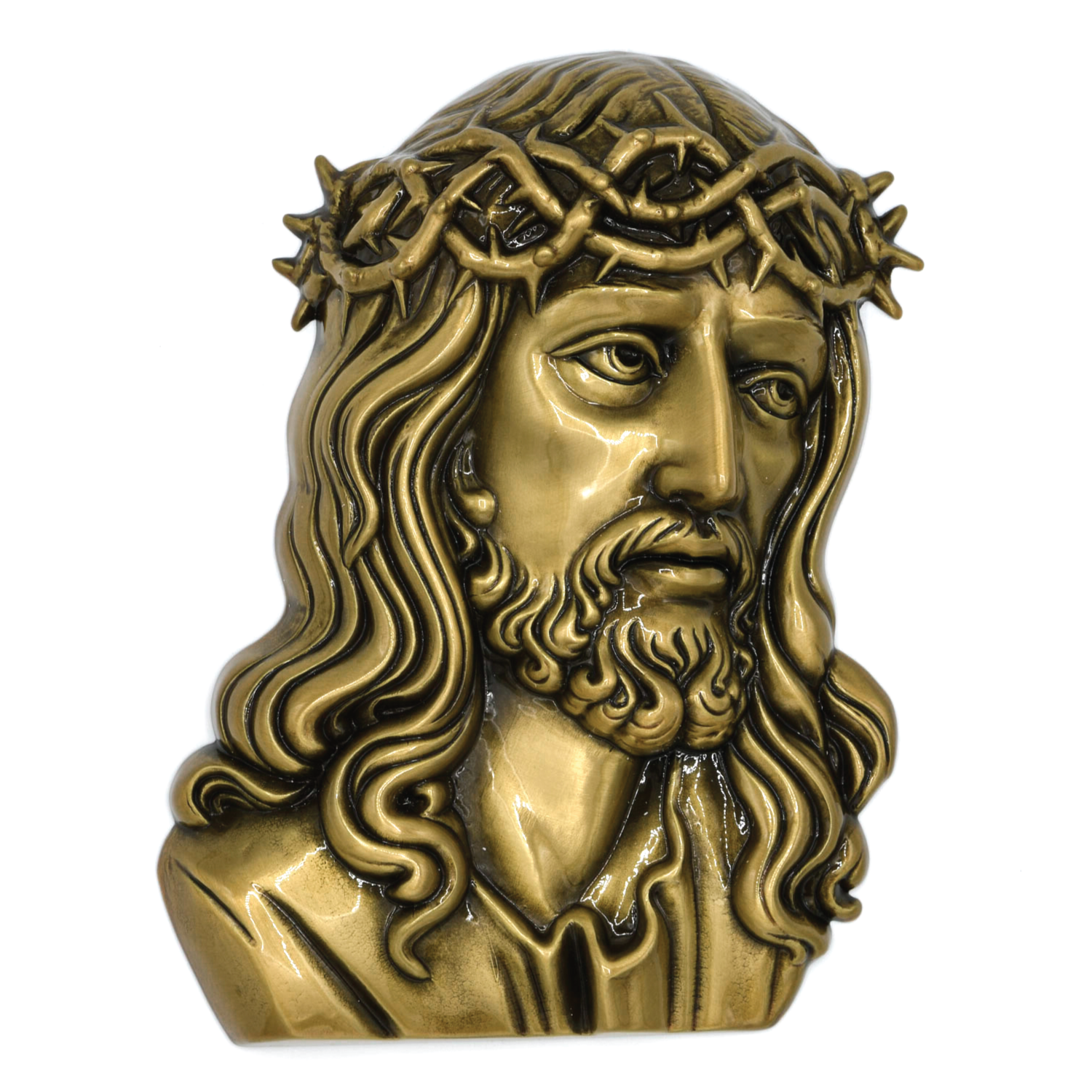 Christ avec couronne d’épines 14 x 18cm
