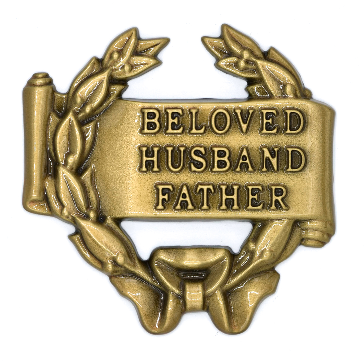 Beloved Husband/Father 3.1 x 3.1″