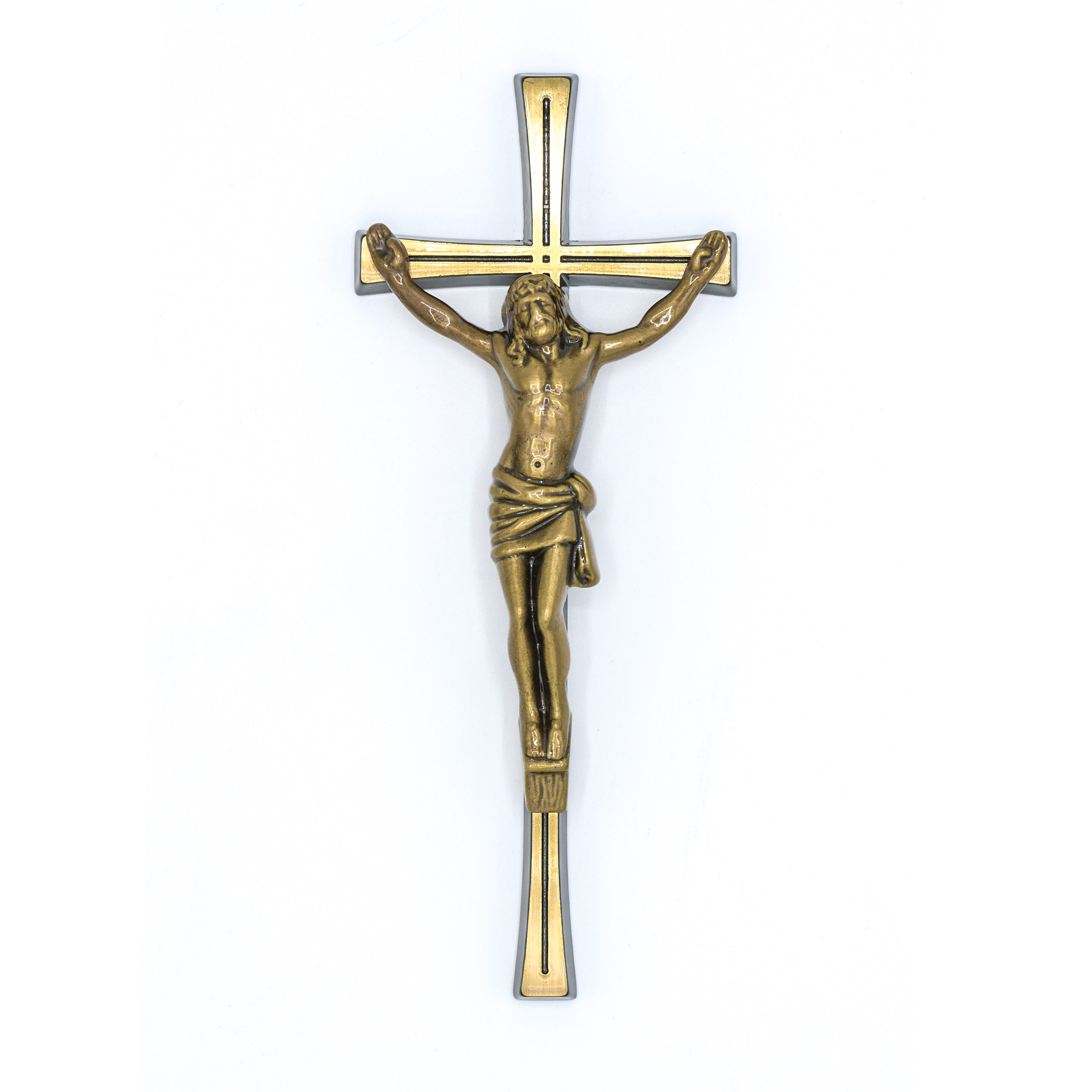 Broadside Cross w/Larger Christ 3.9″ x 7.8″