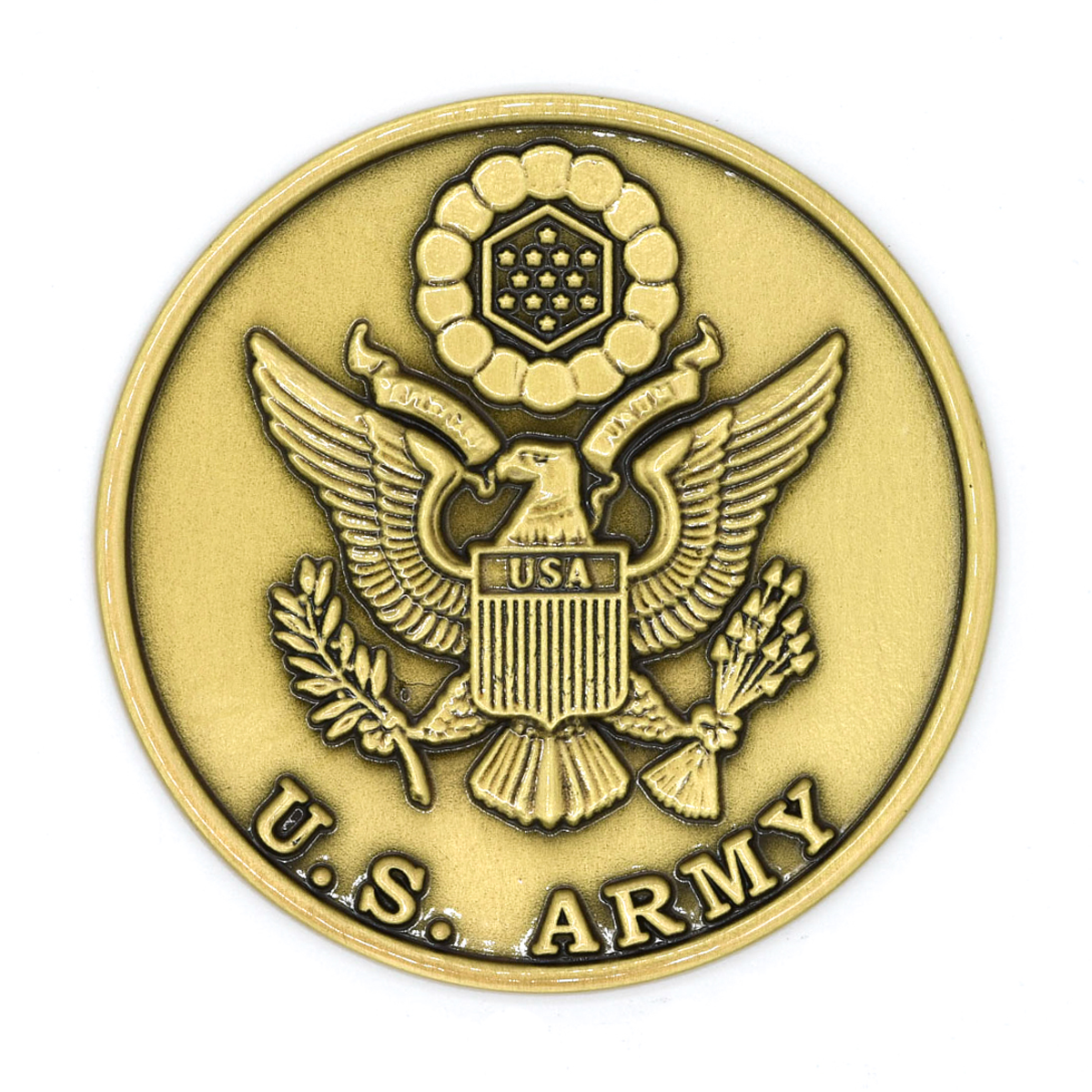 Emblème US Army 7,4cm (diamètre)