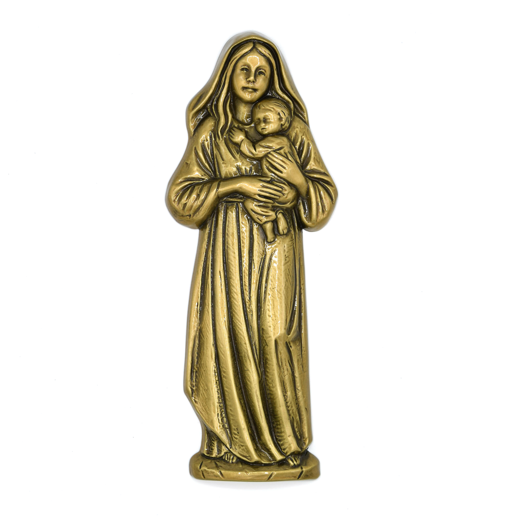 Vierge Marie avec enfant  9 x 23cm